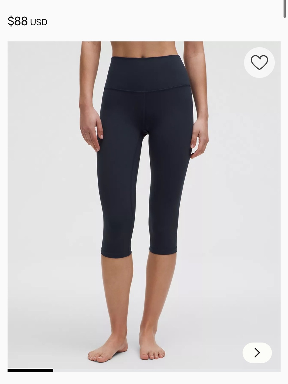 Lululemon Align Cropped 17” Capri Leggings